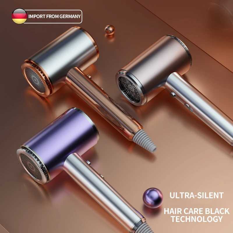 1500W Hair Dryer EURO Hair Care with Collagen Strong Wind Multi-speed Air Temperature Regulation Fast Drying Low Radiation W250718