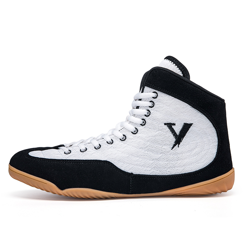 Boxing shoes Men's trainers Sneakers training and competition shoes indoor shock absorption breathable non slip