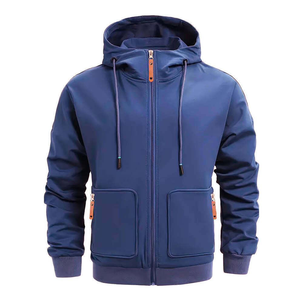 Spring And Autumn New Hoodie Zipper Long Sleeve Sweatshirt Versatile Men's Sports Casual Cardigan B5