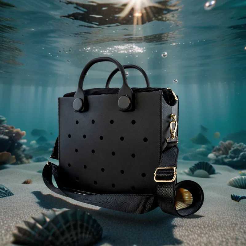 Colorful FAshion Women Shoulder Bag Pink Cyan Rubber Hand Bag for Women Summer Style Shoulder Beach Handbag fit Bag Charms Z250718