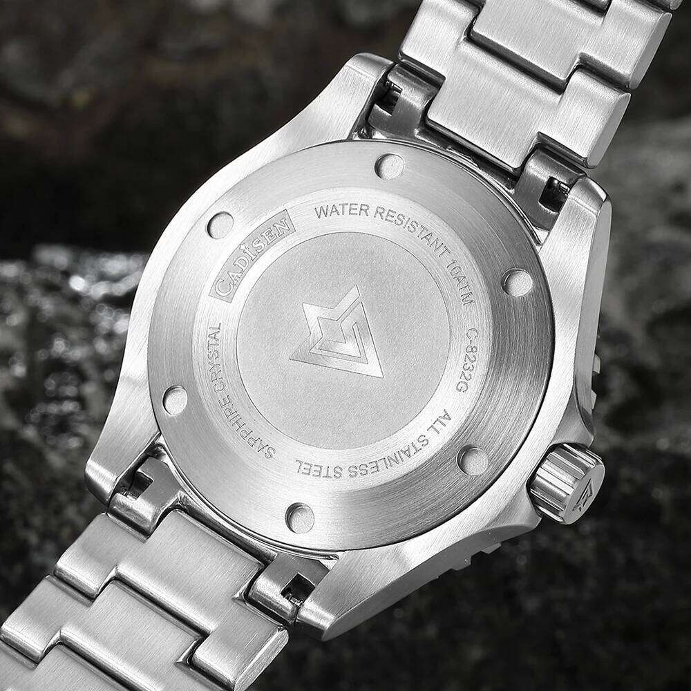CADISEN AQUA DIVER 2024 New Brand Men Watches Automatic Watch Japan NH35A 100M Waterproof Luminous Mechanical Wristwatch free shipping