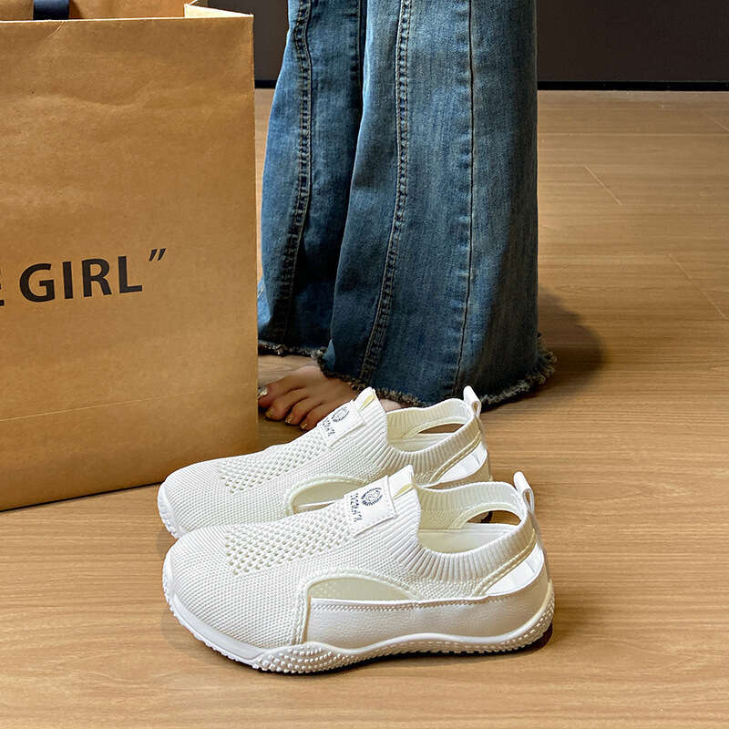 Spring New Korean Style Ins Student Casual Sports Hollow Out Sneakers Street Shooting 2025 White Shoes Free shipping Female K1506