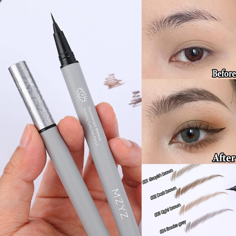 Ultra Fine Water Liquid Eyebrow Pencil Waterproof Long Lasting Eyeliner Lying Silkworm Pen Eyebrow Tattoo Pen Eye Makeup Tools 250712
