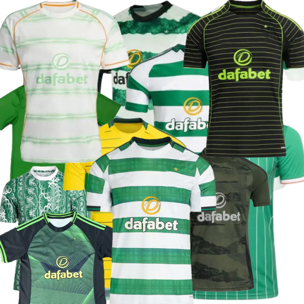 celticfc 2024 2025 2026 Soccer Jerseys KYOGO DAIZEN KUHN McGREGOR REO EDOUARD TURNBULL IDAH CHRISTIE JOTA GRIFFITHS FORREST Home away 3rd MEN Kids kit football shirt