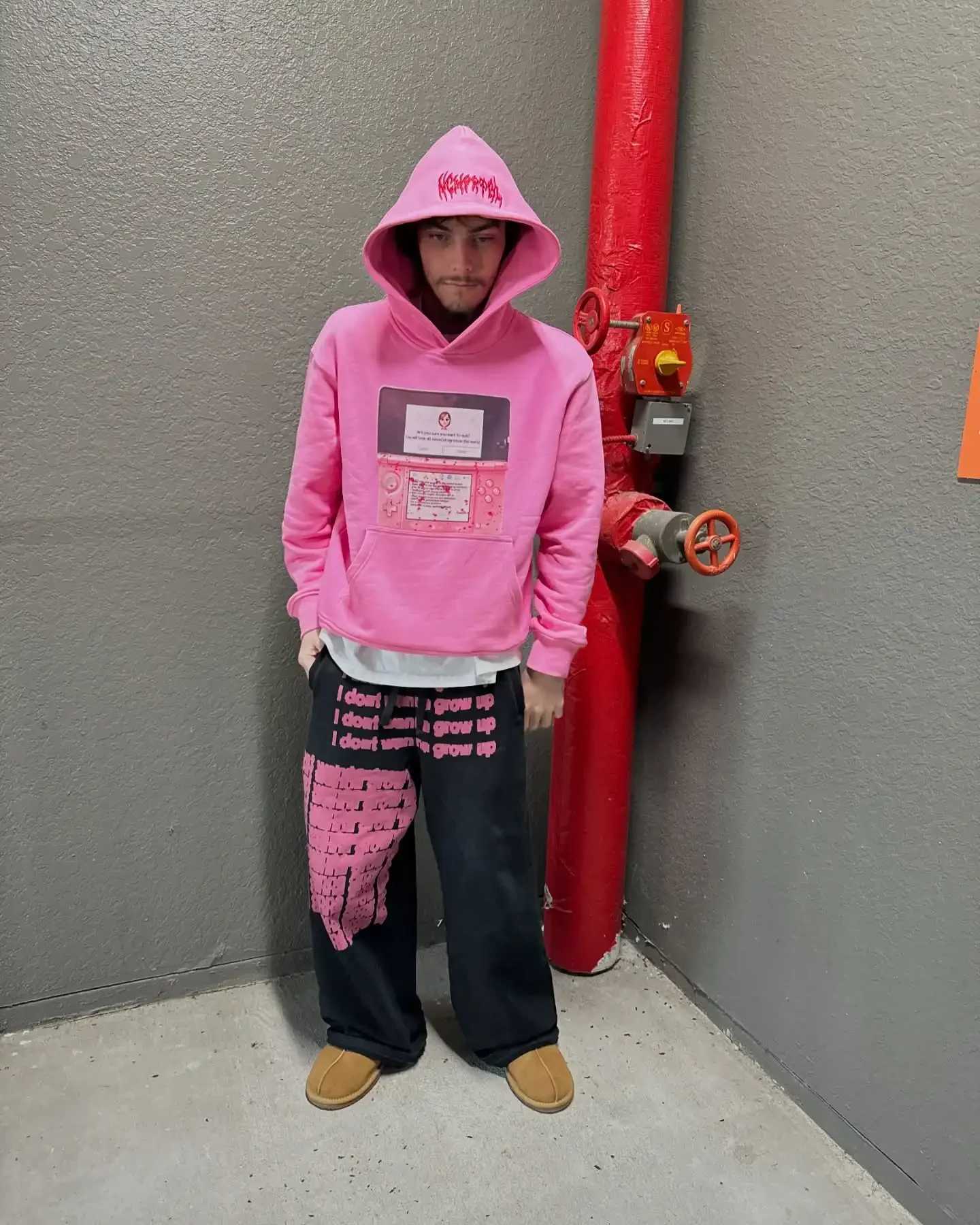 Harajuku Trendy Sportswear Pink 3DS Hoodies Women Mens Streetwear Tape Mark Hot Sell Sweatshirts Zip Up Hoodie Y2k Tops X250718