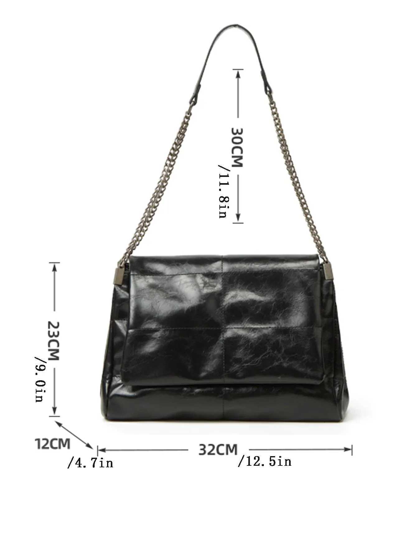 Large Capacity Commuting Bag Spring/Summer 2025 New Womens Chain Tote Bag High-End and Reliable Single Shoulder Underarm Bag XJ250718