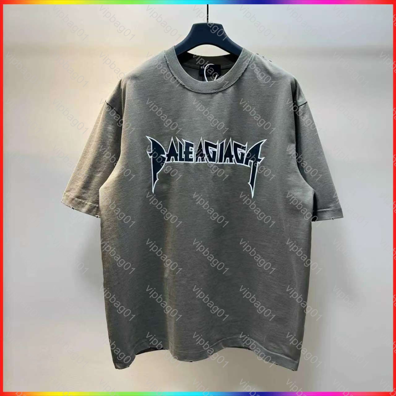 chrome heartstshirt 5a new mens plus t shirt paris graphic tee shirts europe france luxury designers letter 3d printing polos women co crome hearts chromehearts QM60