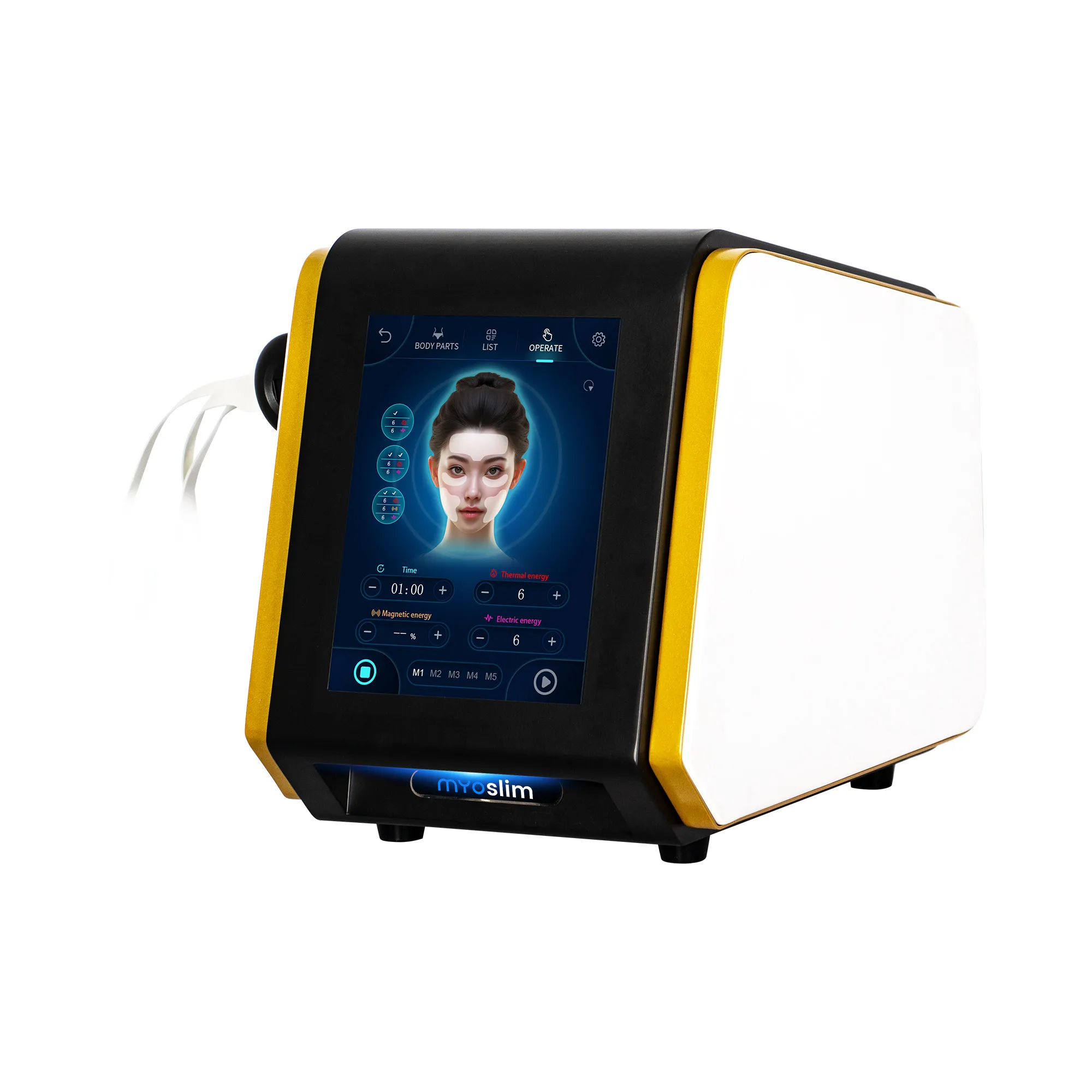 Ems Magnetic Face Home Slimming Instrument Lifts and Tightens The Face To Remove Wrinkles and Lines Multi-Function Facial Shaping Instrument