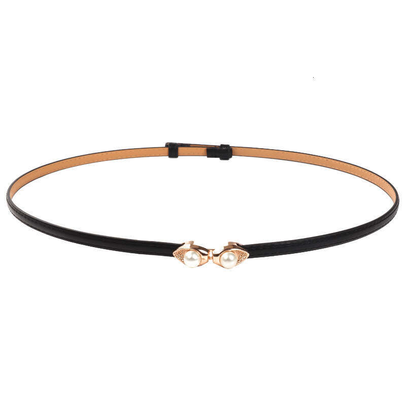 Thin Decorative Dress Simple Fashion Versatile with Skirt Sweater Korean Style Small Belt for Women Ultra-Thin