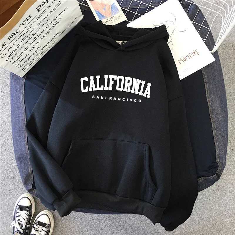 California Fashion Sweatshirts for Women All Season Daily Casual Sporty Hooded Long Sleeve Pullover Home Outdoor Comfort Hoodies XJ250717