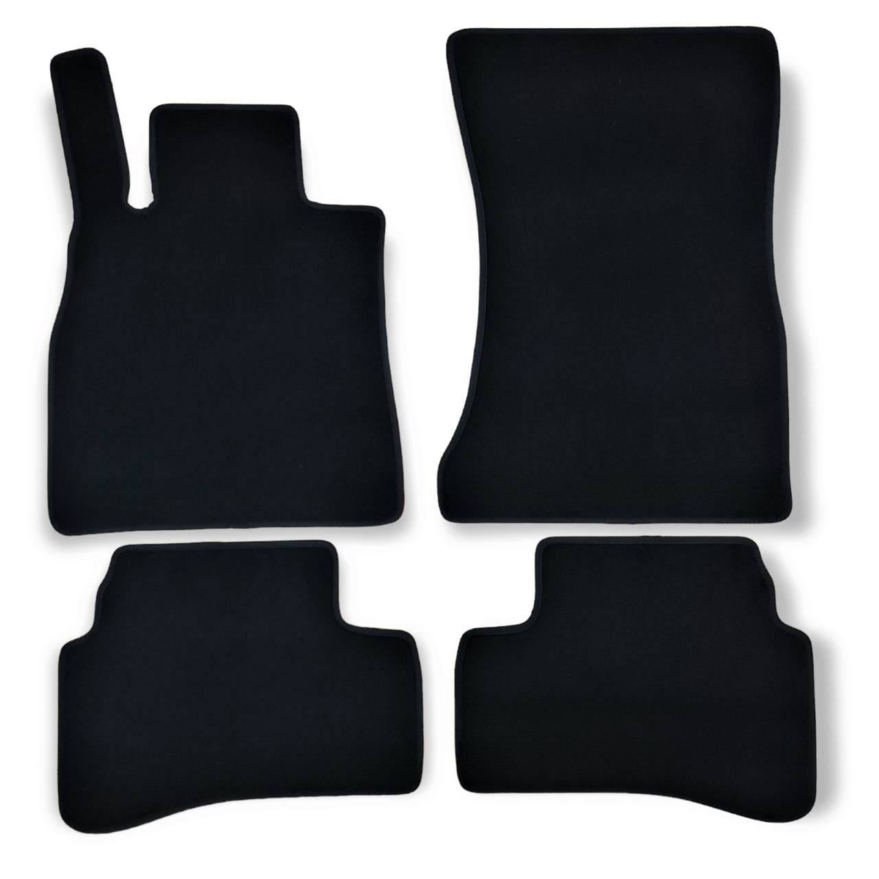 Velour Car Floor Mats For Mercedes S Class W222 Carpet Rugs Waterproof Black New