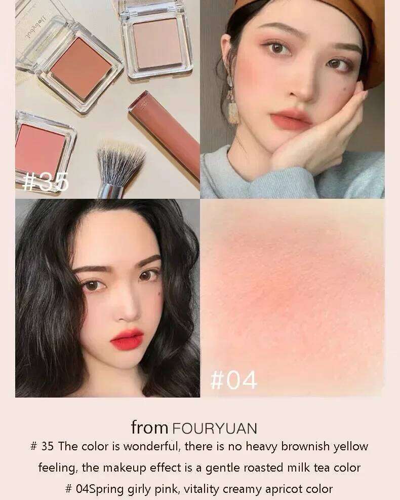 Judydoll Silky Monochrome Nude Blush Apricot Roasted Milk Tea Natural Brighten Skin Tone Makeup Palette X250718