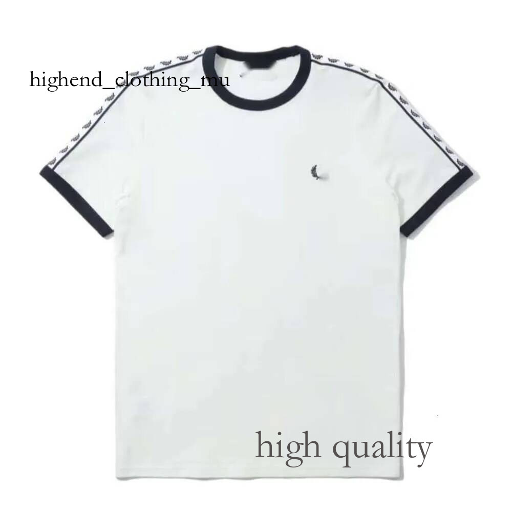 2025 Fredy Perry Polo Men Designer Freddys T-Shirt Top Quality Luxury Fashion Polos Loose And Comfortable Label Classic Unisex Straight Sleeve Half Fjhx 953