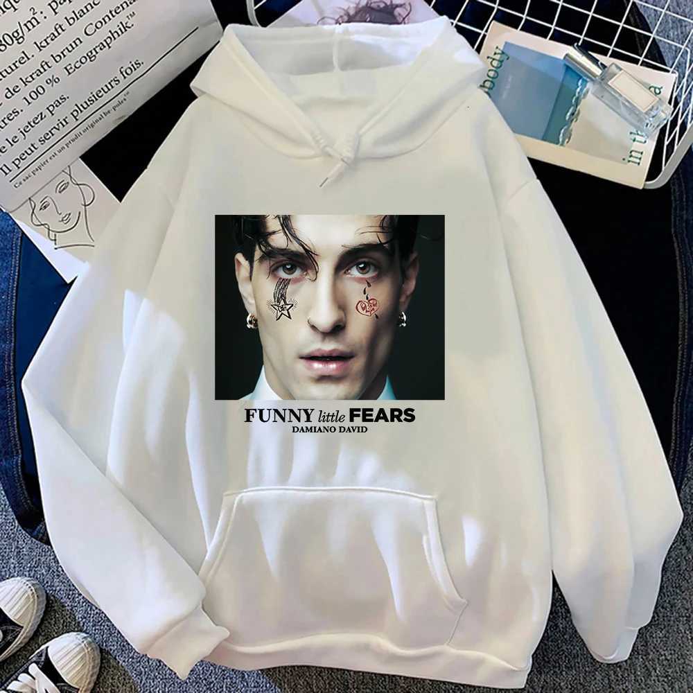 Damiano David Funny Little Fears Hoodie 2025 Next Summer Women/Men Hoodies Autumn Winter Clothes Aesthetic Sweatshirt Vintage XJ250717