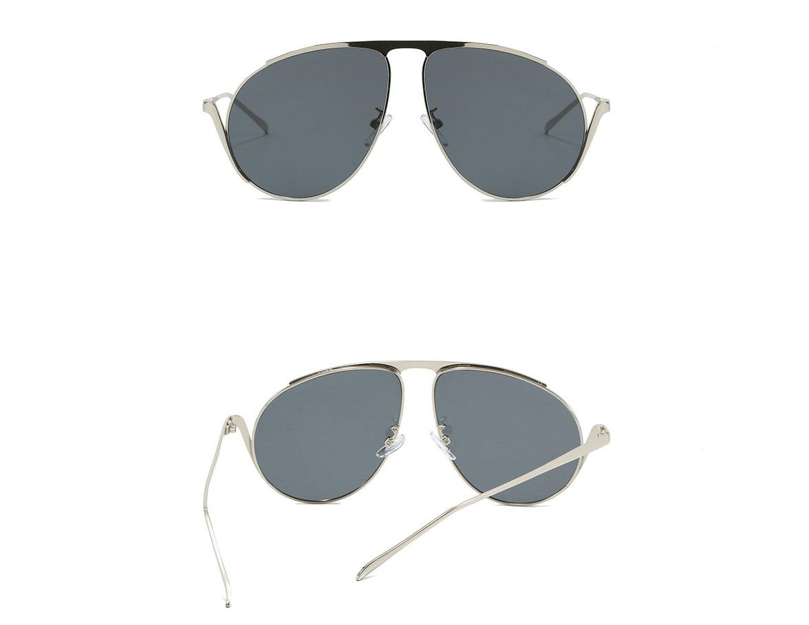 Designer Sunglasses For Women Men Fashion Big Frame Sunglasses Luxury Polarized Lens Goggle Pilot PC Frame UV400 Eyewear Luxury Style Sunglasses DUK10