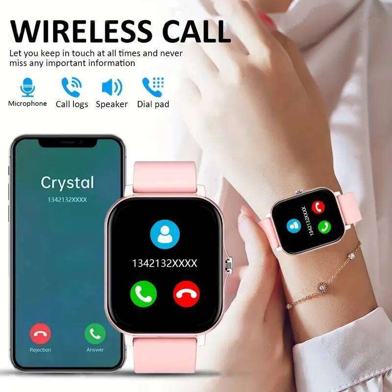 LAXASFIT 2025 Smart Watch 1.83 Inch HD Display Answer Make Call Message Preview Sport Modes DIY Dial Weather Forecast Men Women free shipping free shi