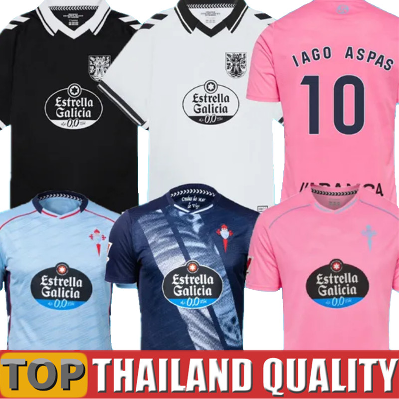25 26 Celta de Vigo IAGO ASPAS Soccer Jerseys 2025 2026 100th Anniversary ALFON B.IGLESIAS JAVI RGUEZ FRAN BELTRAN Kids Kit Football Shirt top Un