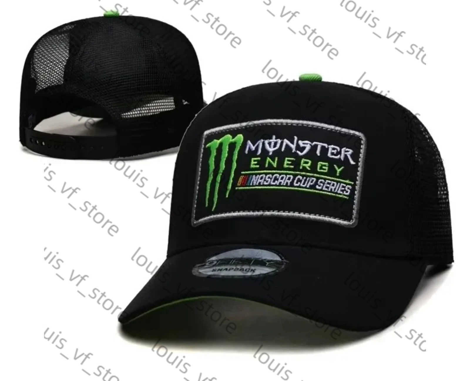 2025 New Monster Embroidered Baseball Hat Summer Mens and Womens Sunscreen Hat Racing Baseball Hat H250718