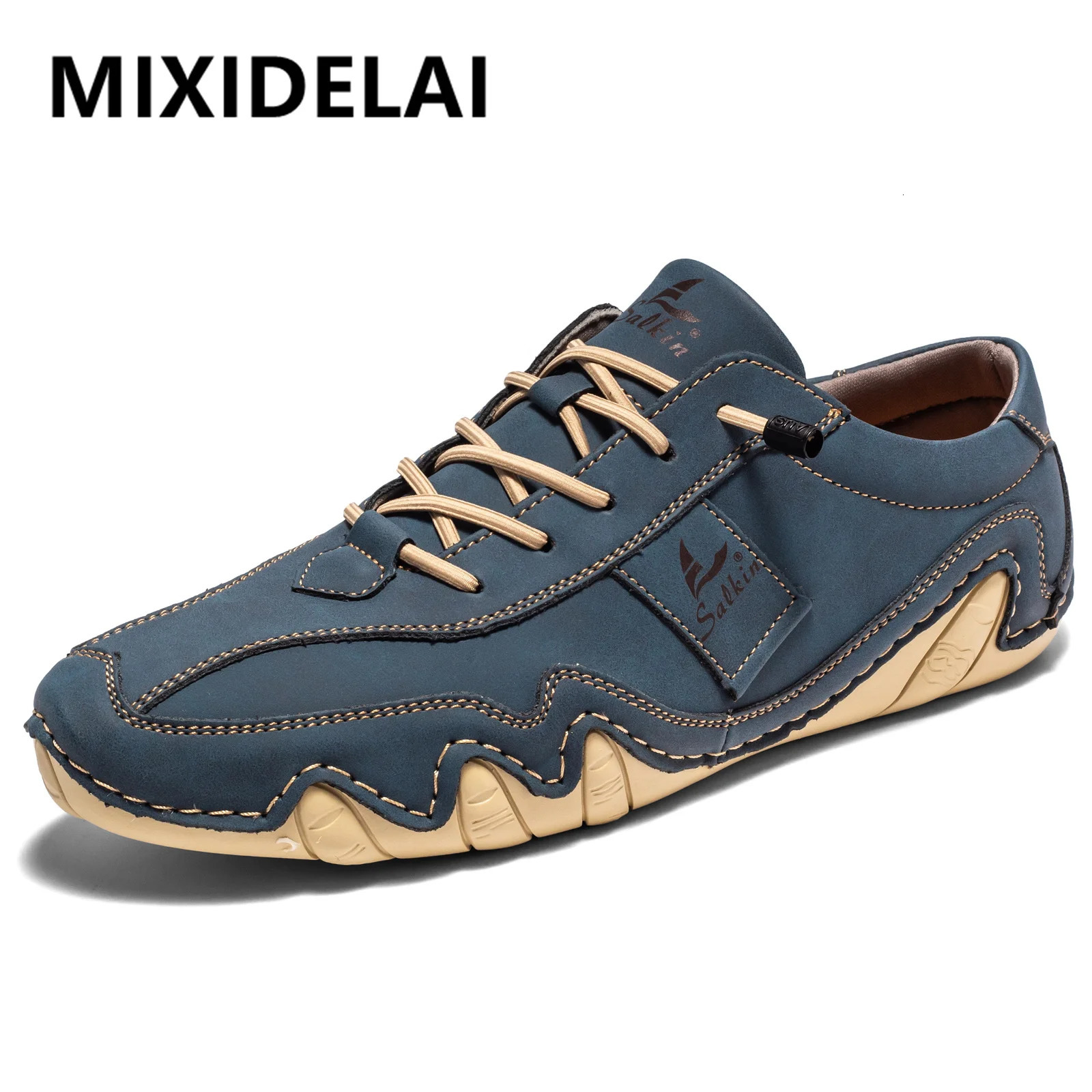 Mens Flat Casual Shoes Handmade PU Leather Comfortable Loafers Outdoor Men Breathable Moccasins Sneakers 250717