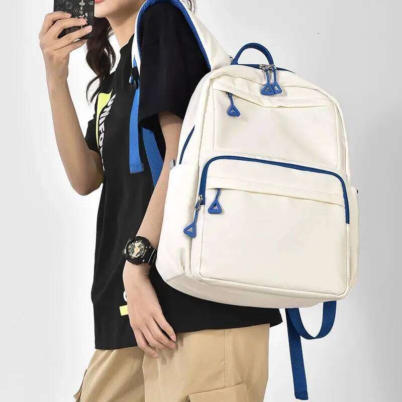 Designer Bags A New 14-Inch Casual Simple Student Large Capacity Children's Schoolbag School Travel Unisex Laptop Backpack Luxury Bag