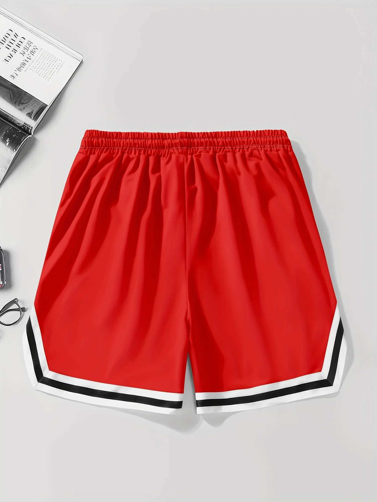 2025 Summer New Mens Shorts 3D Simple Letter Pattern Beach Shorts Quick-drying Outdoor Casual Sports Shorts W250718