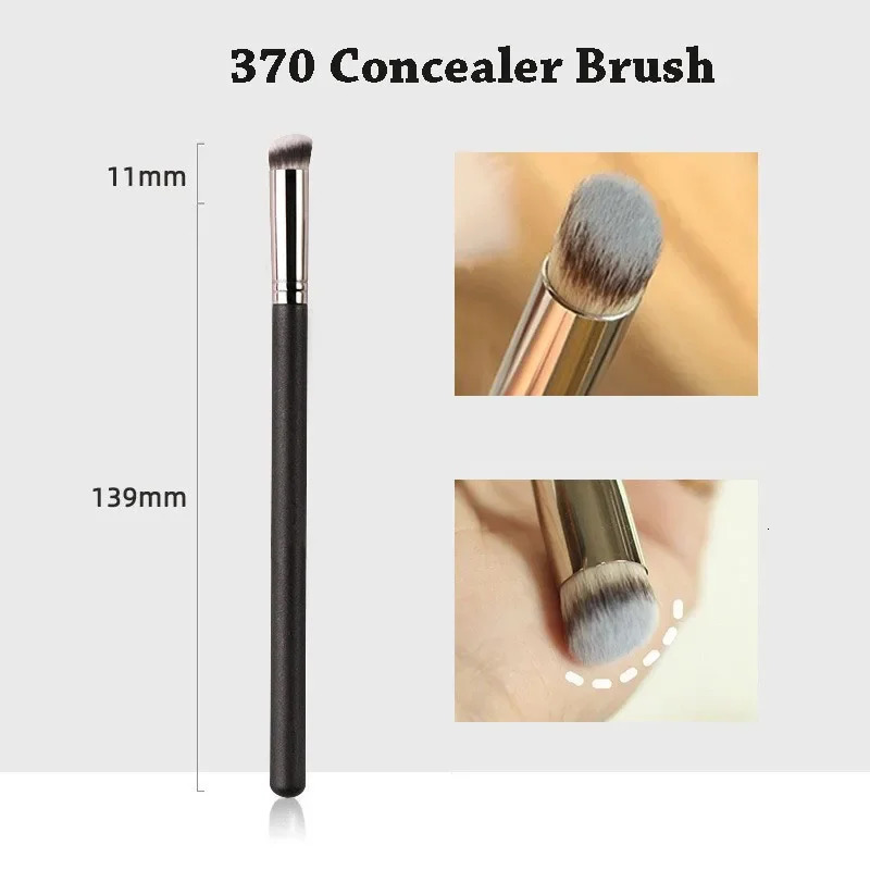 1 Pc Professional Makeup Brushes Set HighEnd Foundation Concealer Contour Blending Beauty Cosmetic Brush Frosted Wooden Handle 250716