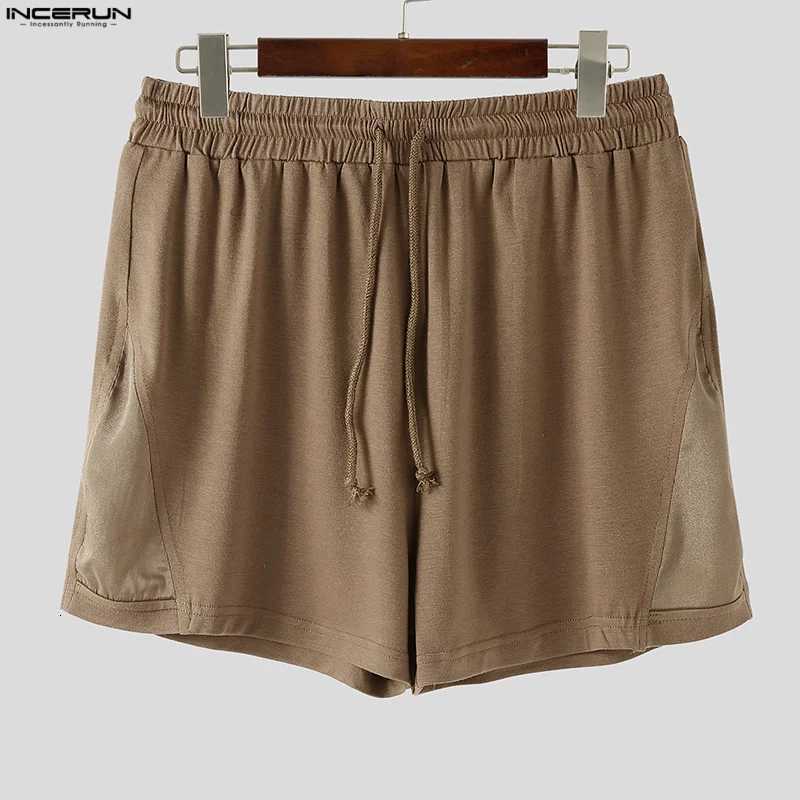 Mens Shorts Mesh Patchwork Joggers DrAWstring Summer Men Bottoms Streetwear Sexy See Through Casual Mens Shorts S-5XL W250718