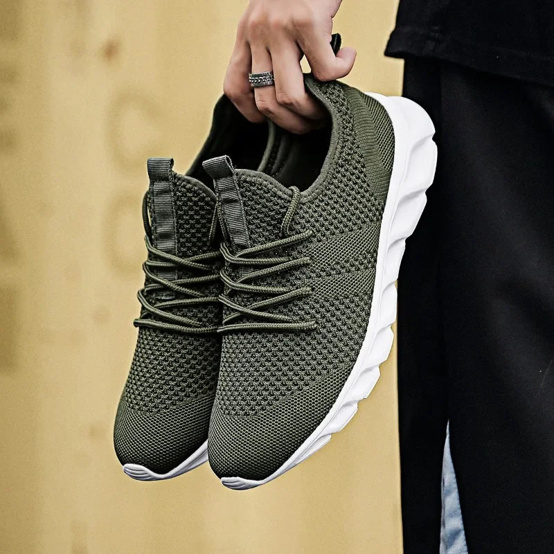 Men Casual Sports Shoes Air Mesh Lightweight Sneakers Antislip and Wearresistant Flat Walking Shoe Athletic Jogging Size 36 250717