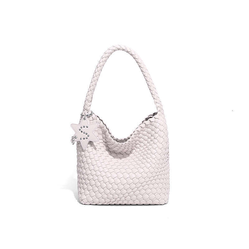 single shoulder underarm fashion handwoven womens trendy simple handheld basket mother bag