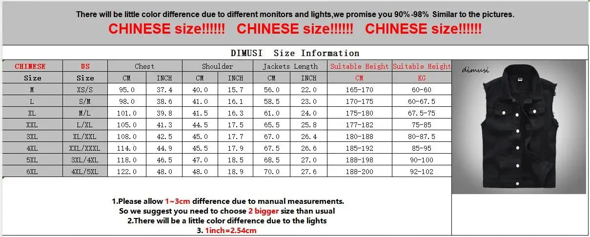 DIMUSI Vintage Mens Denim Vests Retor Sleeveless Jackets Men Ripped Hole Jean Waistcoats Clothing jaqueta masculina 250716