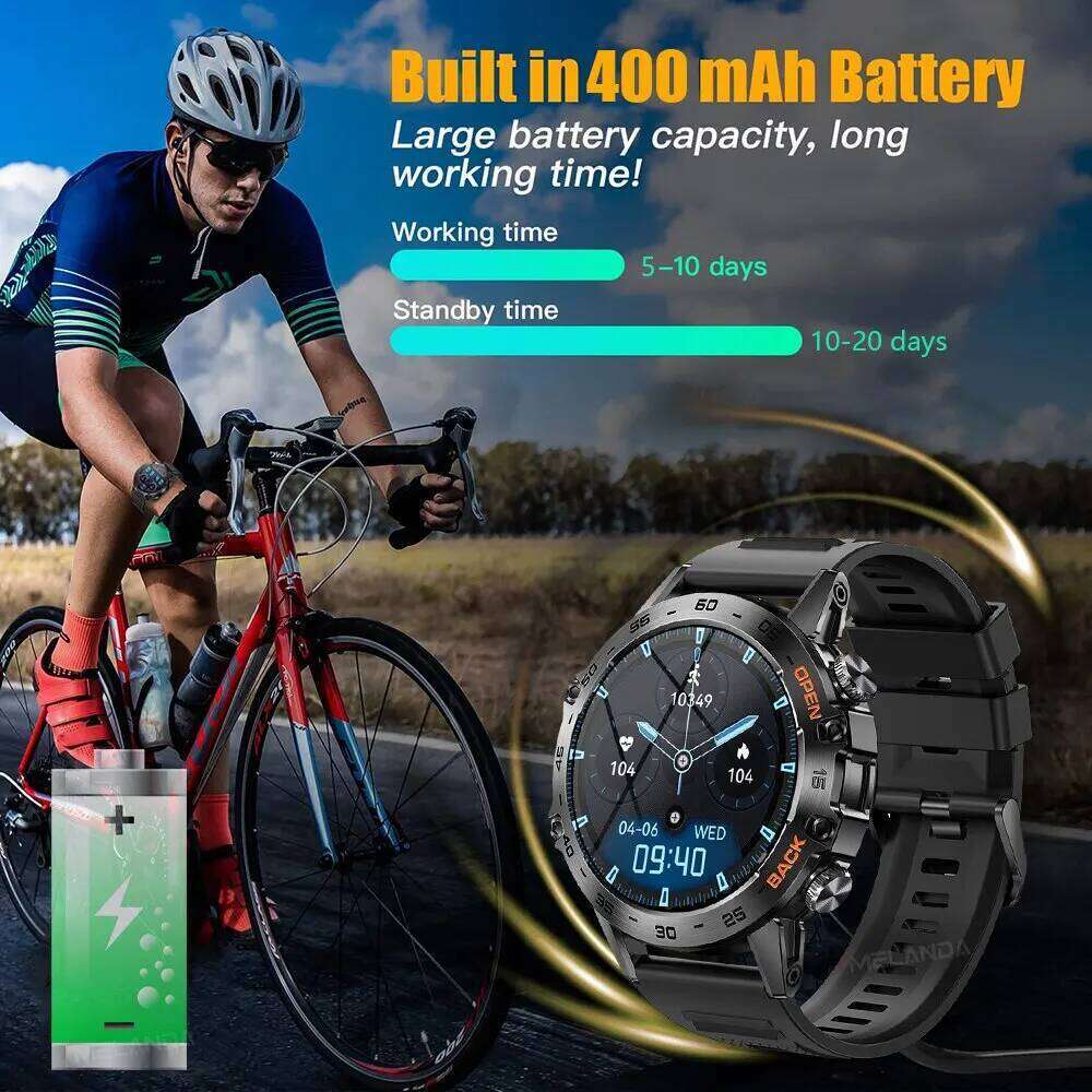 MEVADEN Steel 1.39 Bluetooth Call Smart Watch Men Sports Fiess Tracker Watches IP67 Waterproof Smartwatch for Android IOS MD52 free shipping