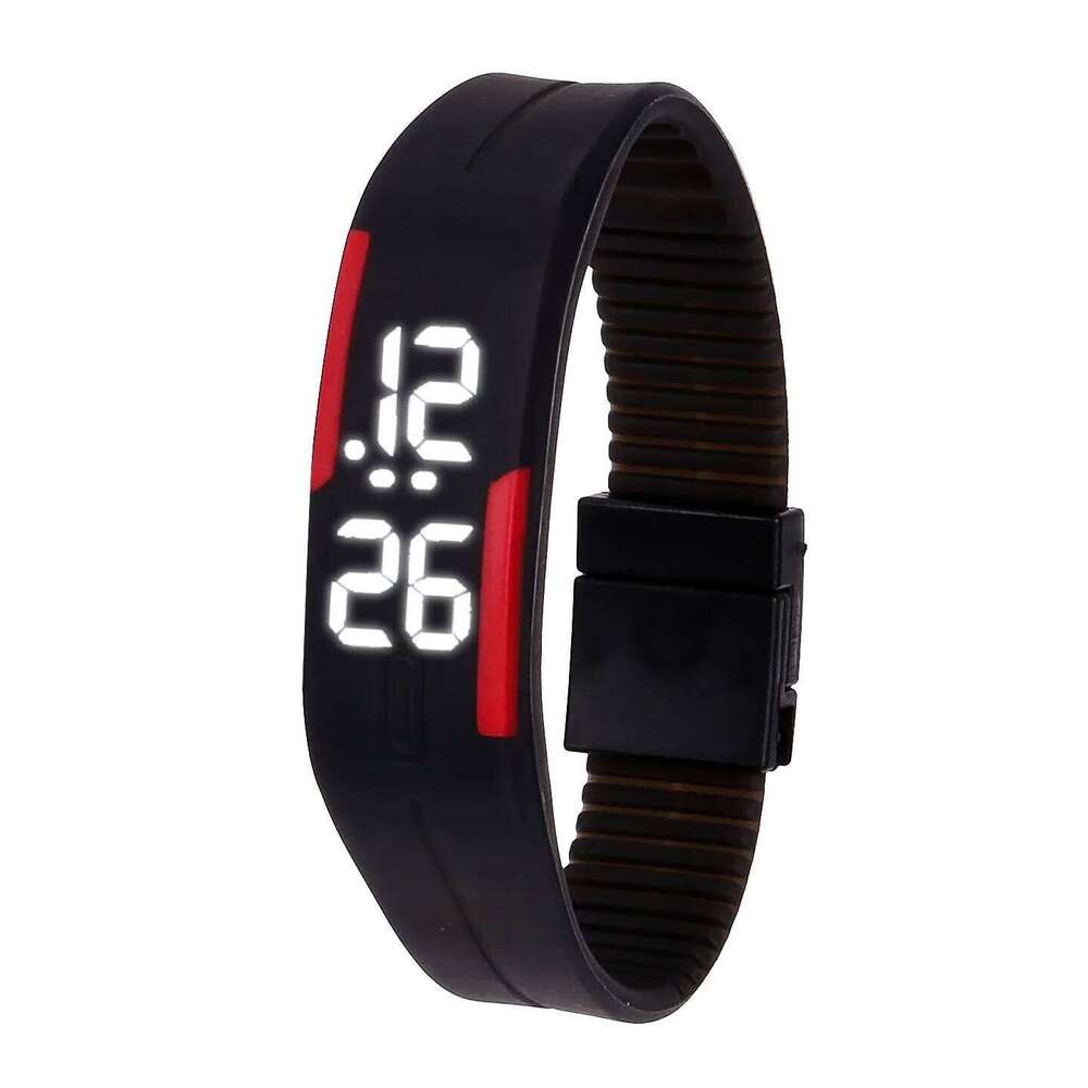 free shipping Sport Digital Children Watches Women Hot Silicone Strap LED Display Kids Watch Girls Boys Wristwatch Man Clock Reloj D