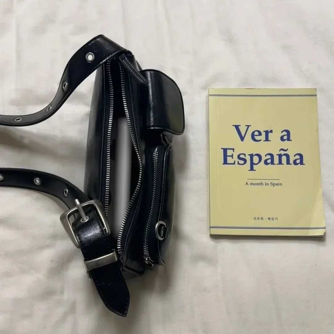 2024 Reliable New Wens Bag Korean INS Niche Unique Vintage Leather High-End Shoulder Crossbody Underarm Bag Y250718