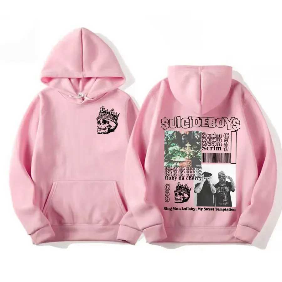 Vintage Suicideboys G59 Hoodies I Want To Die in New Orleans Ruby Da Cherry Hoodie Men Women Fashion Hip Hop Harajuku Sweatshirt XJ250714