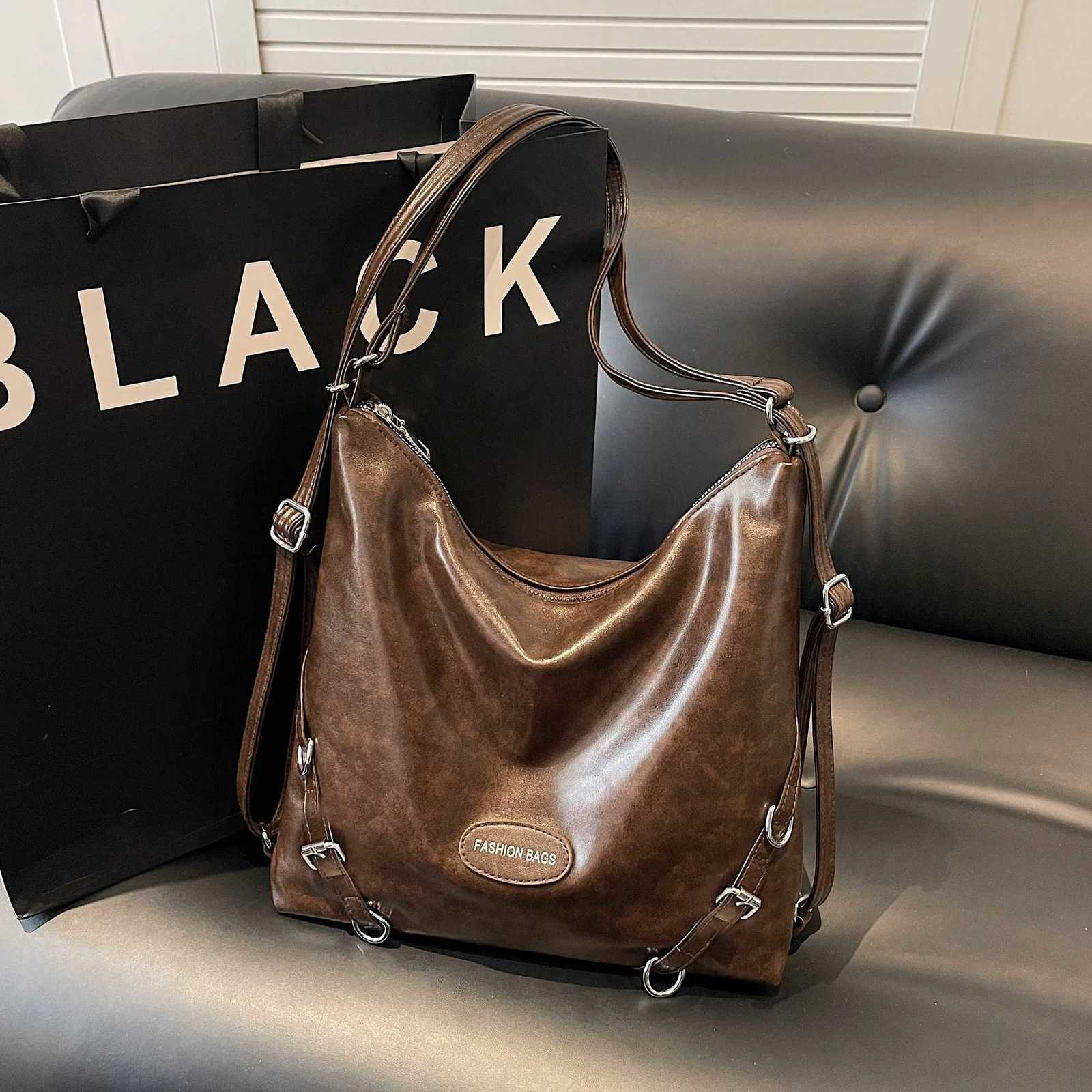 Leisure Commuting Large Capacity Mens Backpack 2024 New Autumn and Winter Versatile Single Shoulder Tote Bag Y250730