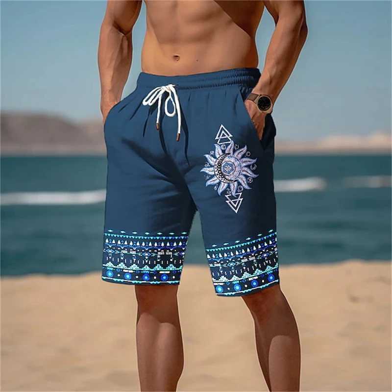 3D Printed Mens Beach Shorts Mens Summer Classic Pattern Vintage Short Pants Trendy Casual Street Shorts For Men Kids Clothing W250718