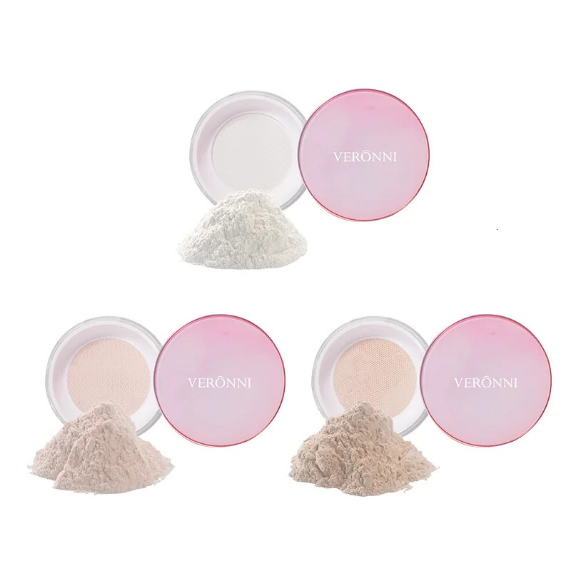 Loose Setting Powder Waterproof 3 colors facial cosmetics Natural Soft Face Makeup Powder Oil Control Face Loose Pressed Powder 250716