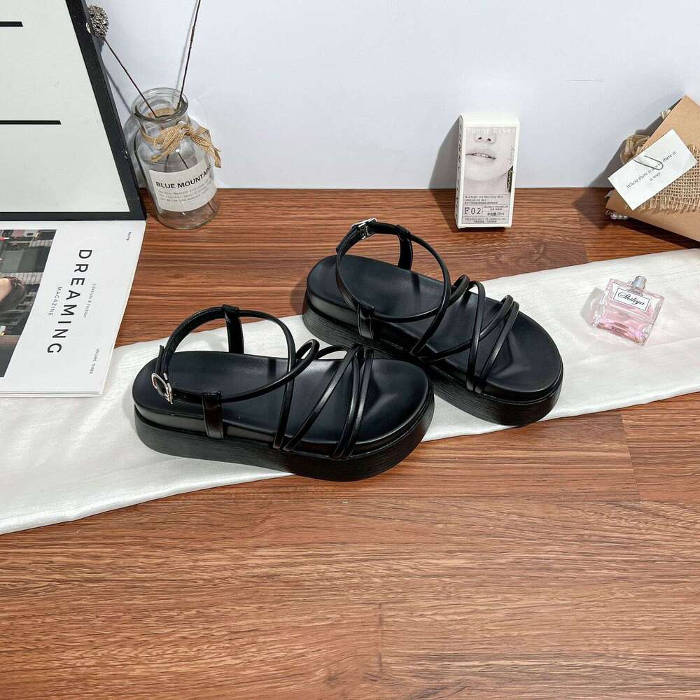 Summer New Sandals for Women, High-End Fairy Style, Versatile Thick-Soled Sandals, 2025 Fashion