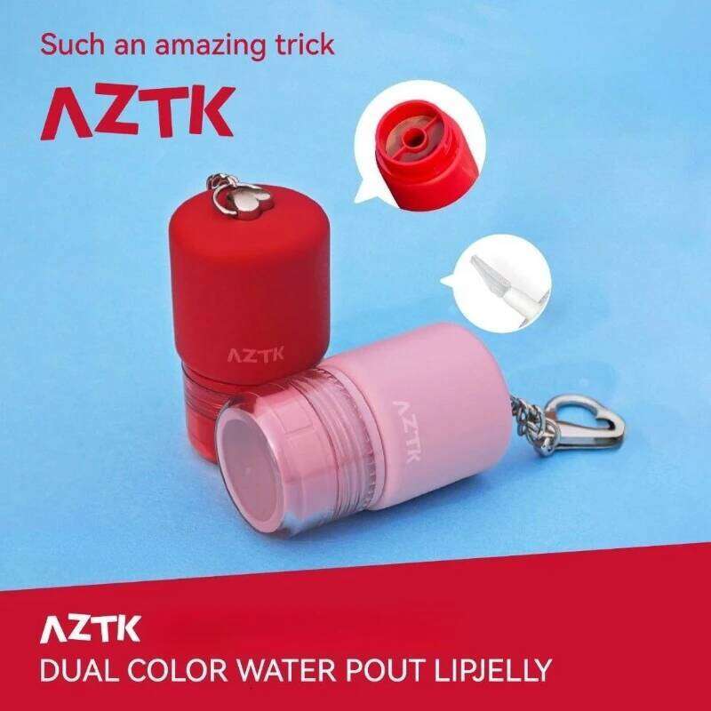 AZTK Cosmetics Two Tone Water Toothed Lipstick Whitening Accompanying Frozen Long-lasting Moisturizing Beauty Makeup X250718