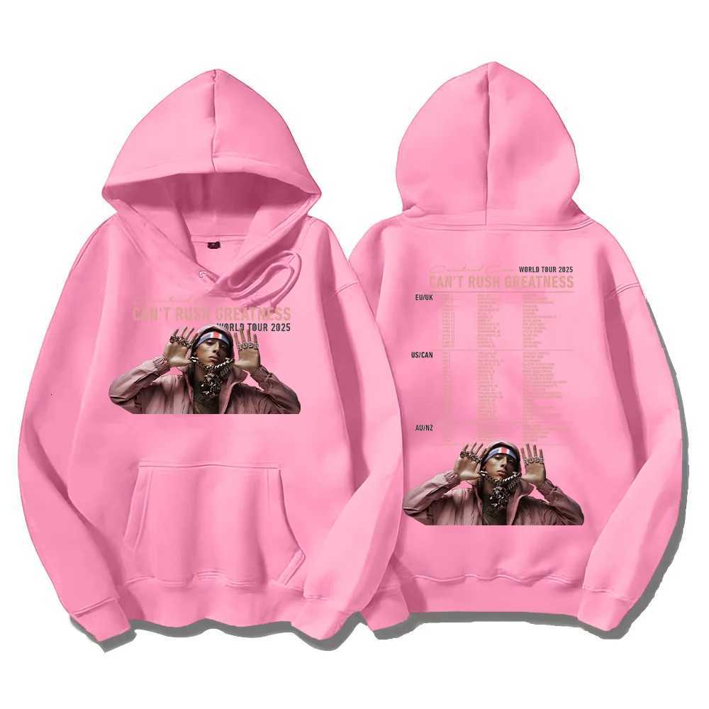 rapper Central Cee Hoodies Cant Rush Greatness Tour 2025 Clothing New Women Men Long Sleeve Casual Sweatshirt Fashion Pullovers XJ250717