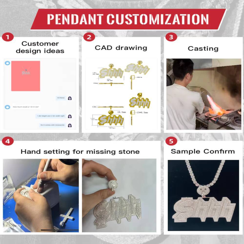 Hip Hop Custom Moissanite Pendant Credit Card Rapper 925 Silver Vvs Iced Out Diamond Moissanite Pendant