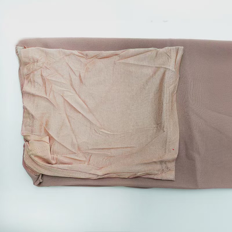 T1244 knitted elastic mercerized cotton base cap rayon material headscarf ladies