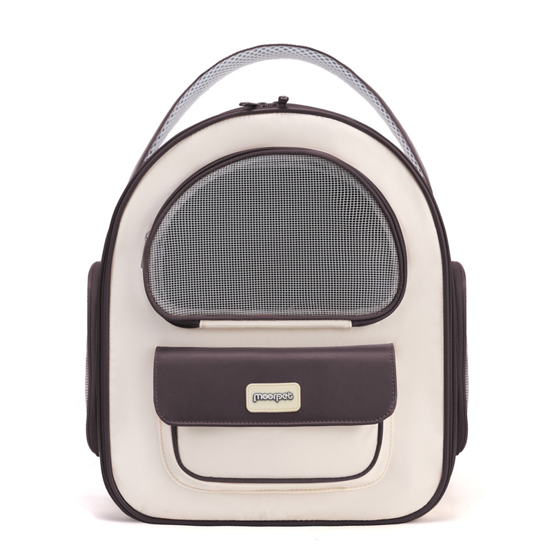 Beni Pet Breathable Double Shoulder Cat Bag with Side Opening - Large Space Pet Carrier for Traveling