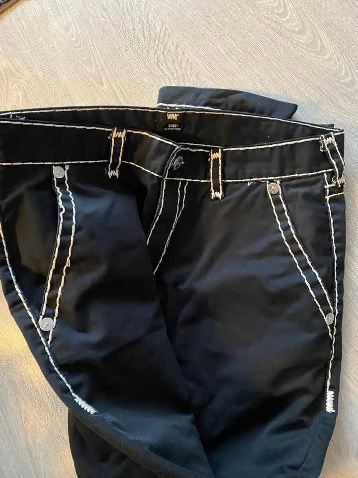 New American Vintage Buddha Jeans High Street Denim Pants Wide Leg Jean High Waist Straight Harajuku Streetwear Y2k Men Clothing X2507181