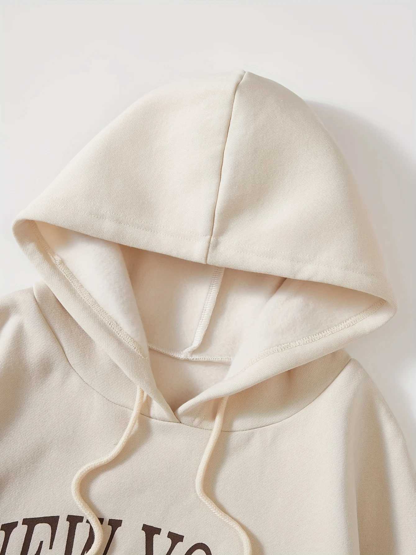 New York Queens Letter Printed Hoodies Street Fashion Women Sweatshirts Fce Soft Pullover Crewneck Loose Fe Tops Clothes XJ250717