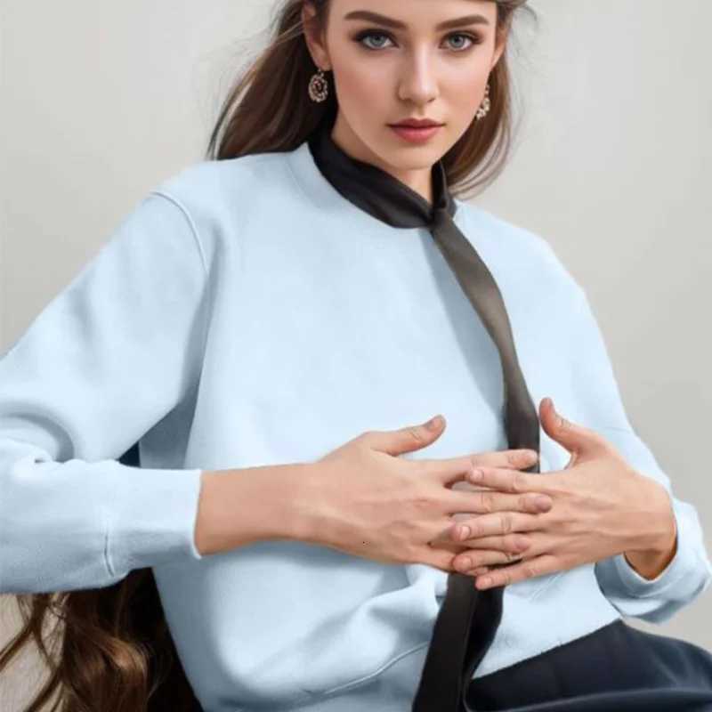 300g Mens Regular Fit Crew Neck Sweatshirts for Spring Blank Customized Print Casual Pullovers Plus Size Cotton Hoodies Unisex XJ250714