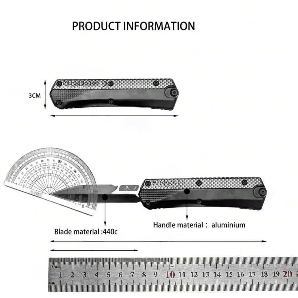 Micro Knife Glykon Tech Pocket Knives Aluminium Handle Outdoor Camping Hunting Self Defense Utility EDC Tools S250718
