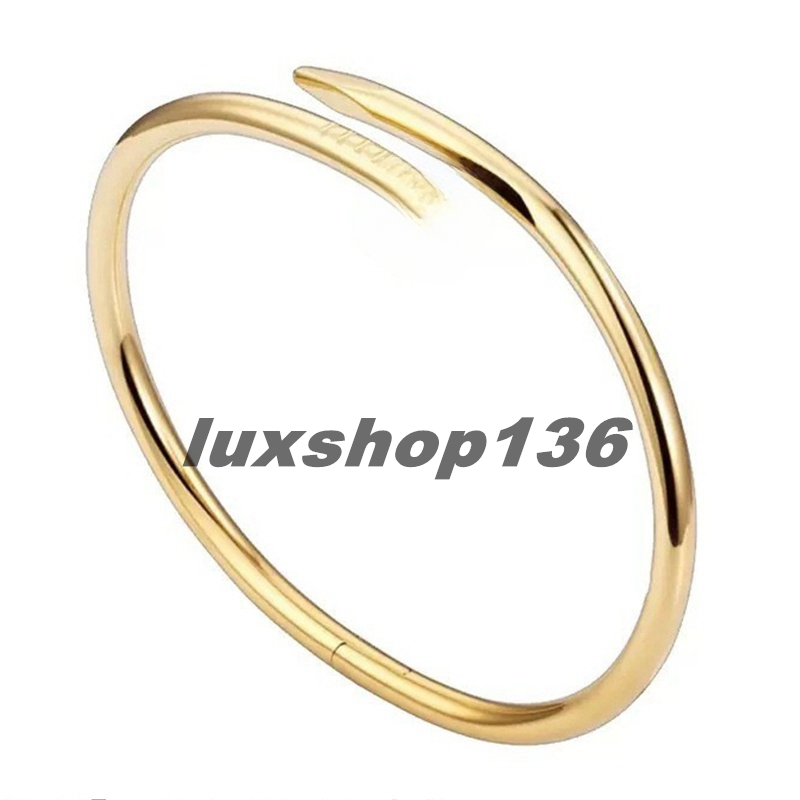 Fashion Designer Bracelets Couple Nail Bracelet Fashion Anniversary gift with gift box 18040