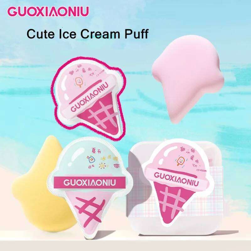 Guoxiaoniu 2PCS Air Cushion Soft Blending Beauty Foundation Cosmetic Sponge Wet /Dry Use Applicator Tool X250718