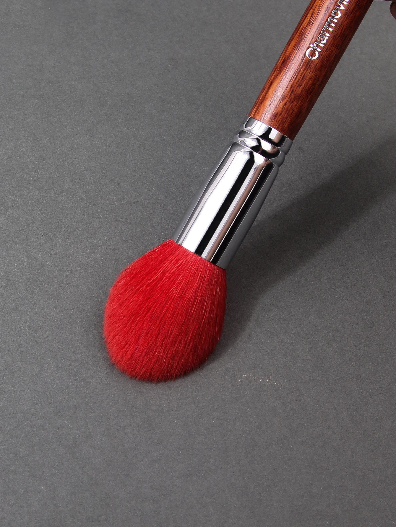 Professional Large Makeup Brush Mahogany Wood Handle with Natural Hair Setting Powder Foundation for Face Blusher Use 250716
